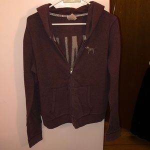 PINK VS Bling Full Zip Hoodie